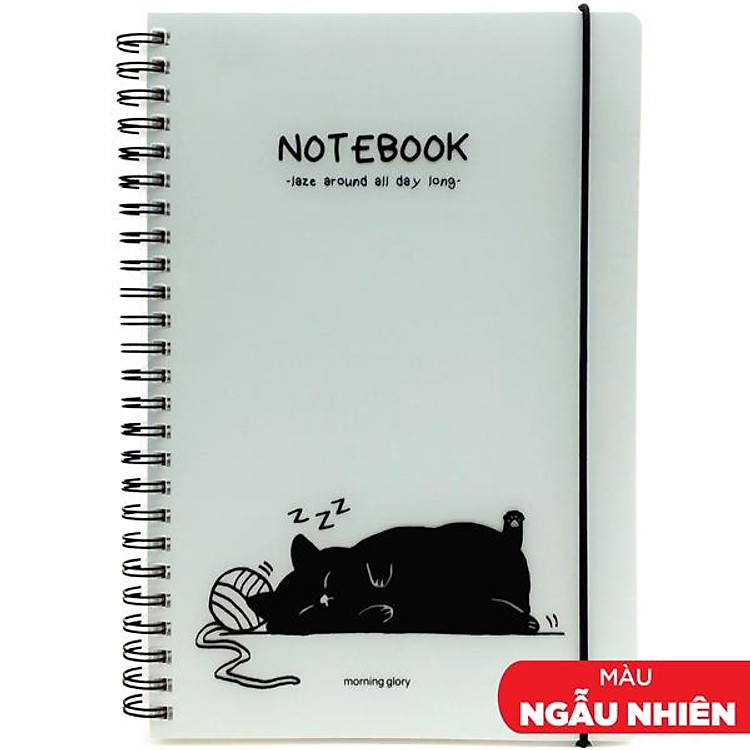 Số Lò Xo Kẻ Ngang Black Cat – Morning Glory 88578