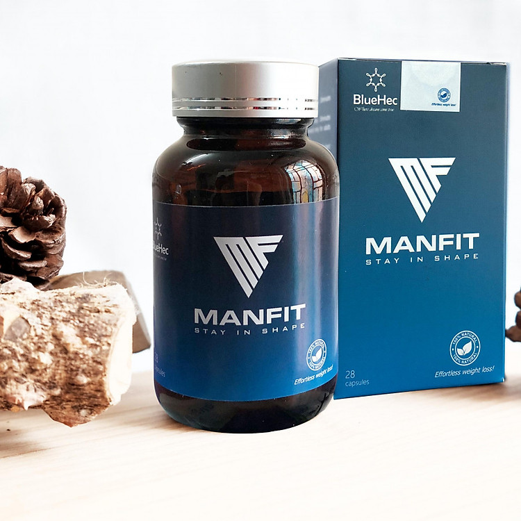 Viên Hỗ trợ Giảm Cân Cao Cấp MANFIT - Combo 2 Liệu trình 4 Hộp kèm Cân điện tử