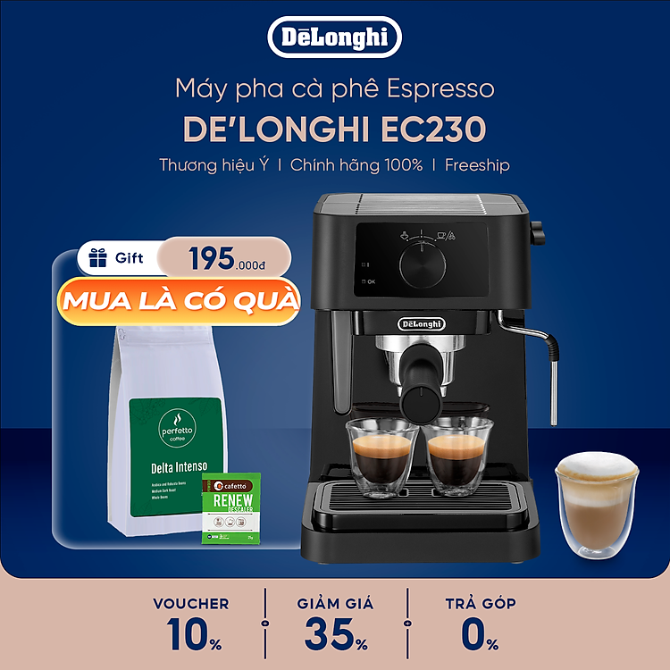 Mua [Hàng chính hãng] Máy pha cà phê espresso DeLonghi Stilosa