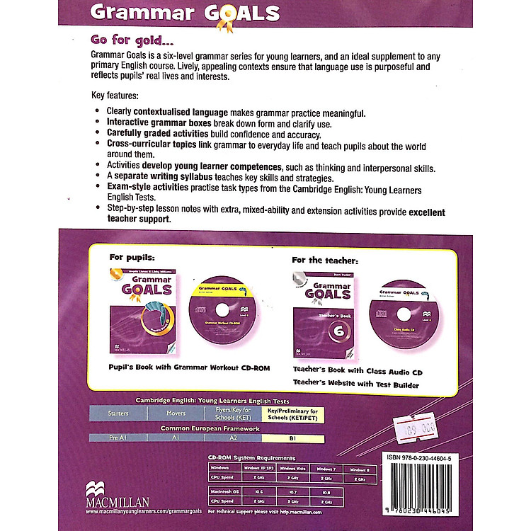 Grammar Goals 6 PB Pk w CD-ROM - Ảnh 2