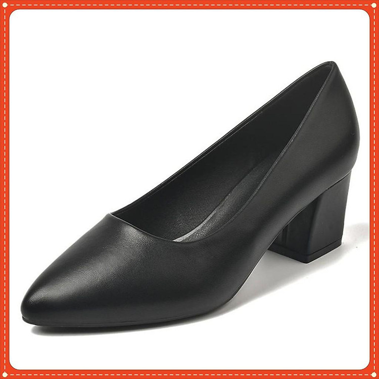 Giày cao gót vuông 5 phân Mã C2