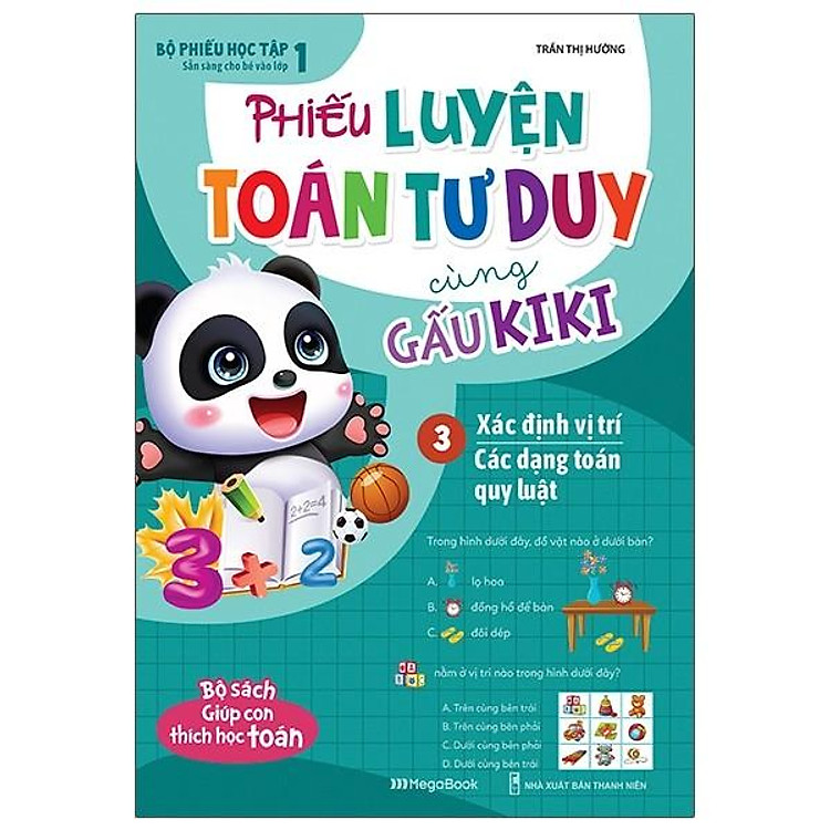 Phiếu Luyện Toán Tư Duy Cùng Gấu Kiki 3: Xác Định Vị Trí – Các Dạng Toán Quy Luật