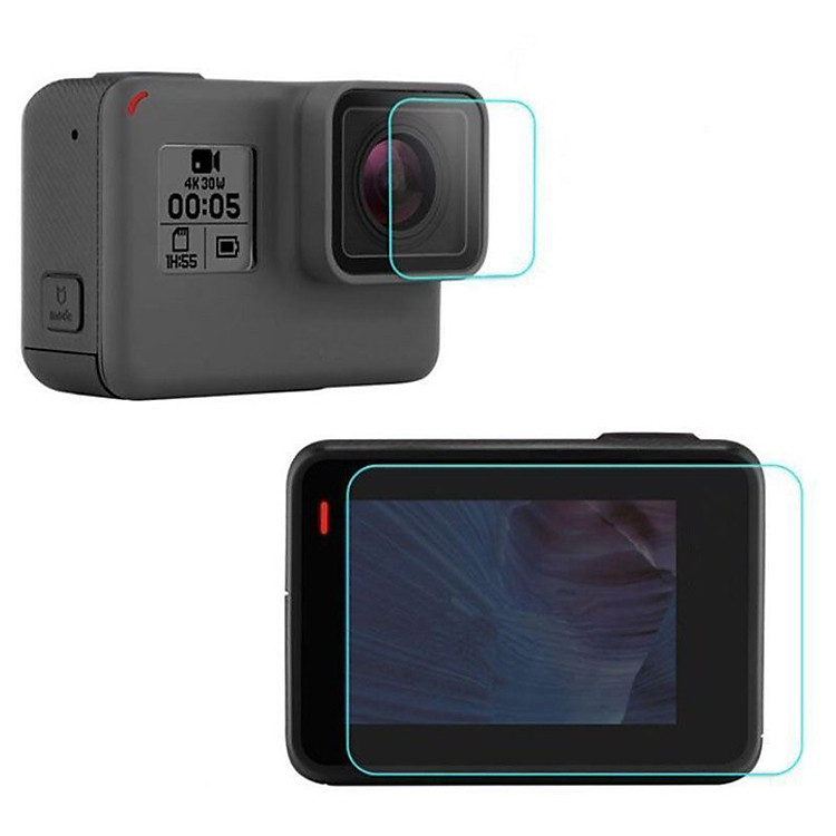 Kính cường lực màn hình sau và Camera trước GoPro Hero 7 Black KingMa- Hàng chính hãng