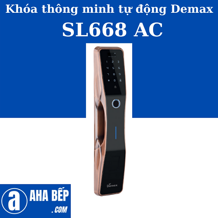 Khóa Thông Minh Tự Động Demax SL668 AC. Hàng Chính Hãng