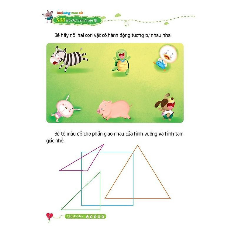 500 Trò Chơi Rèn Luyện IQ - 4-10 Tuổi - Khả Năng Quan Sát - Ảnh 4