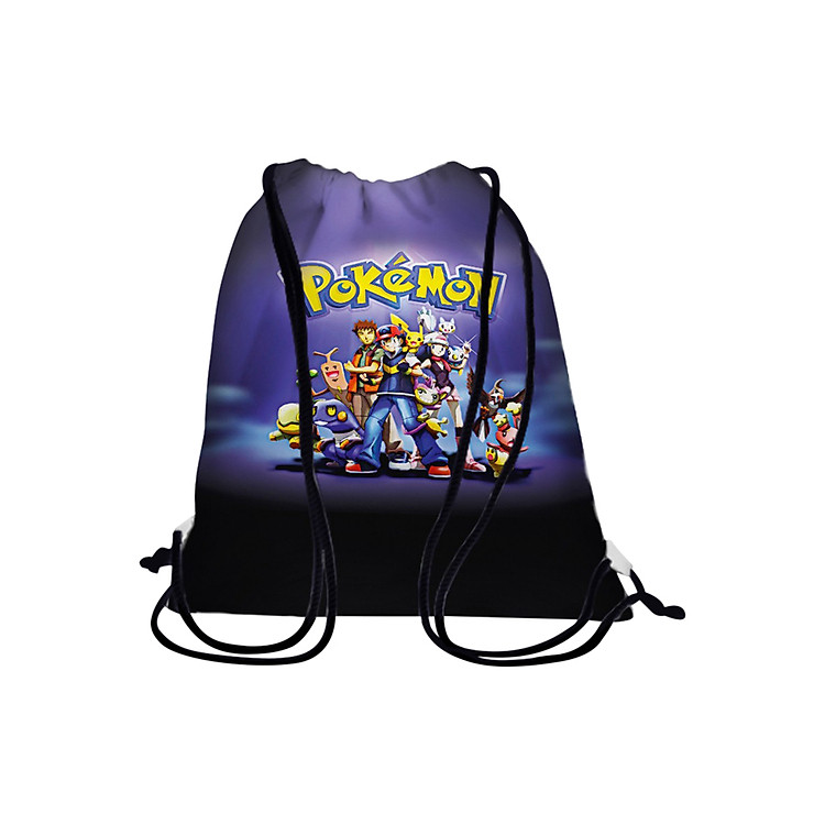 Túi Rút Unisex In Hình Pokemon - BDMA309