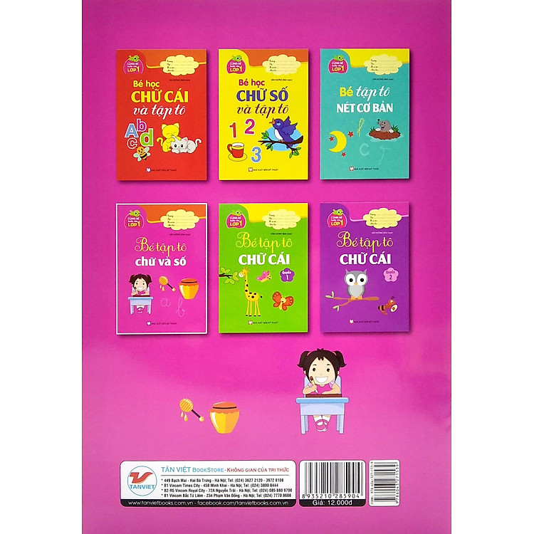 Cùng Bé Bước Vào Lớp 1 - Bé Tập Tô Chữ Và Số - Ảnh 7