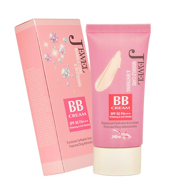 Kem Lót BB Đa Chức Năng MIRA Jewel Wrinkle Care & Whitening (40ml)