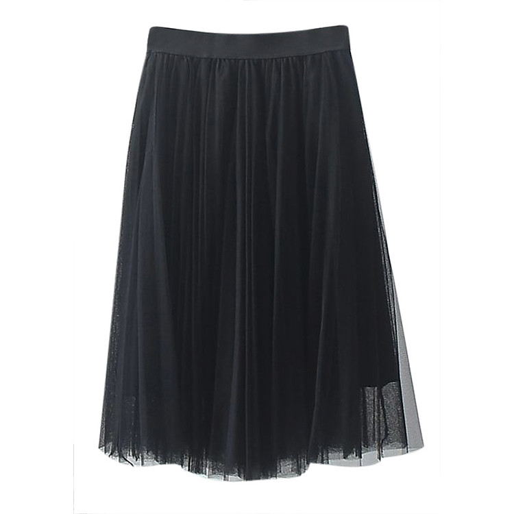 Chân Váy Xòe T&D _Đen