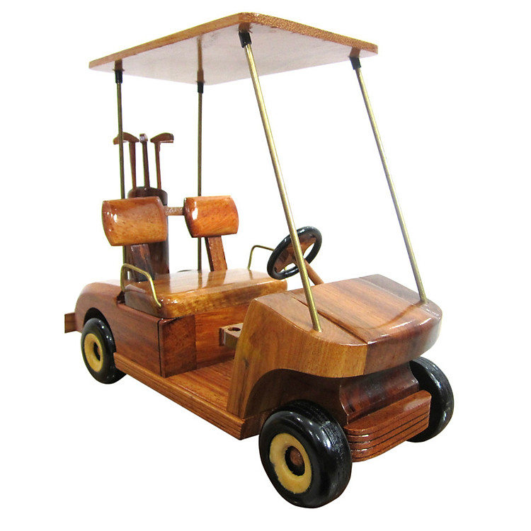 Mô hình xe gỗ xe golf điện