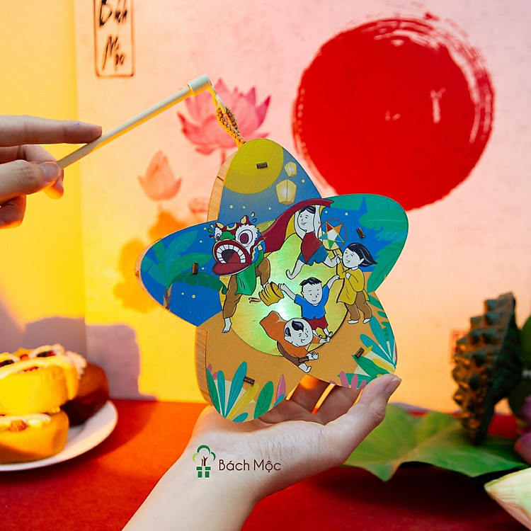 Lồng Đèn Trung Thu Gỗ Bách Mộc Chính hãng Giá tốt - Hình ảnh 2