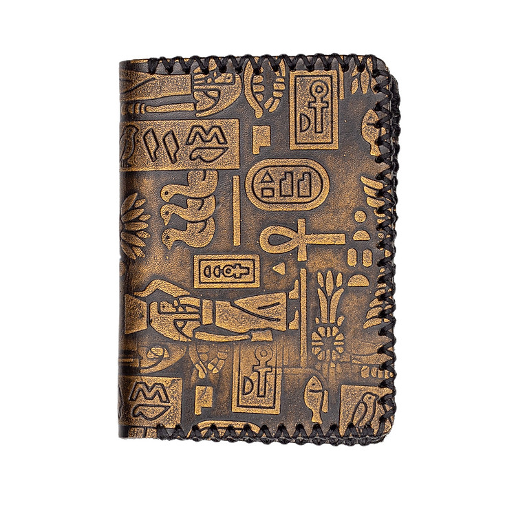 Ví Bóp Nam Nữ Nhỏ Gọn Để Thẻ Card Holder Mini Handmade Da Bò Thật Galaxy Store GVM (Limited)