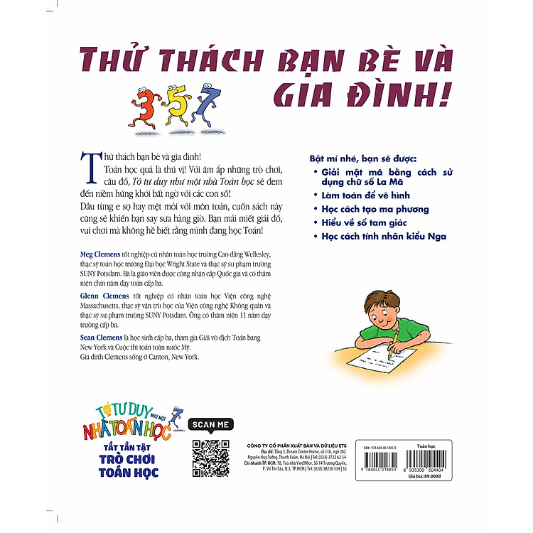 Tớ Tư Duy Như Một Nhà Toán Học - Tất Tần Tật Trò Chơi Toán Học - Ảnh 3