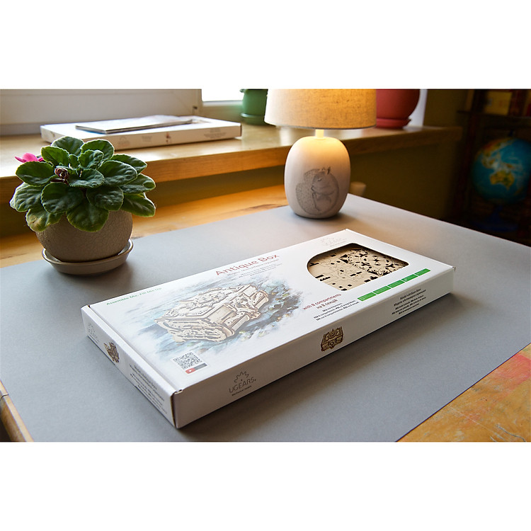 Mô Hình Gỗ Cơ Khí Ugears Hộp Nữ Trang Chính hãng Tiết kiệm - Hình ảnh 3