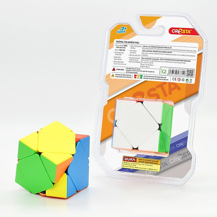 Đồ Chơi DUKA: Rubic Khối Xiên DK81300 Chính hãng Ưu đãi - Hình ảnh 2
