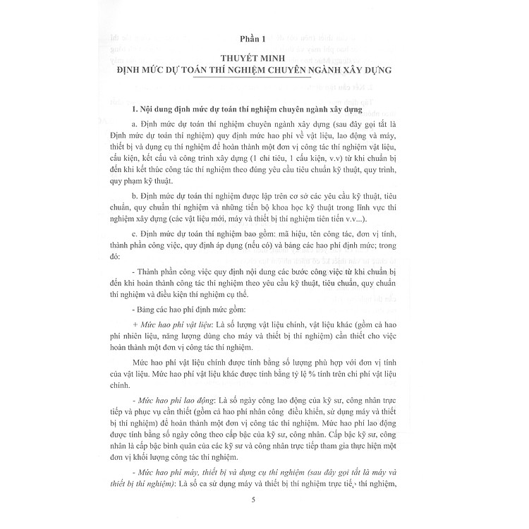 Định Mức Dự Toán Thí Nghiệm Chuyên Ngành Xây Dựng - Ảnh 4