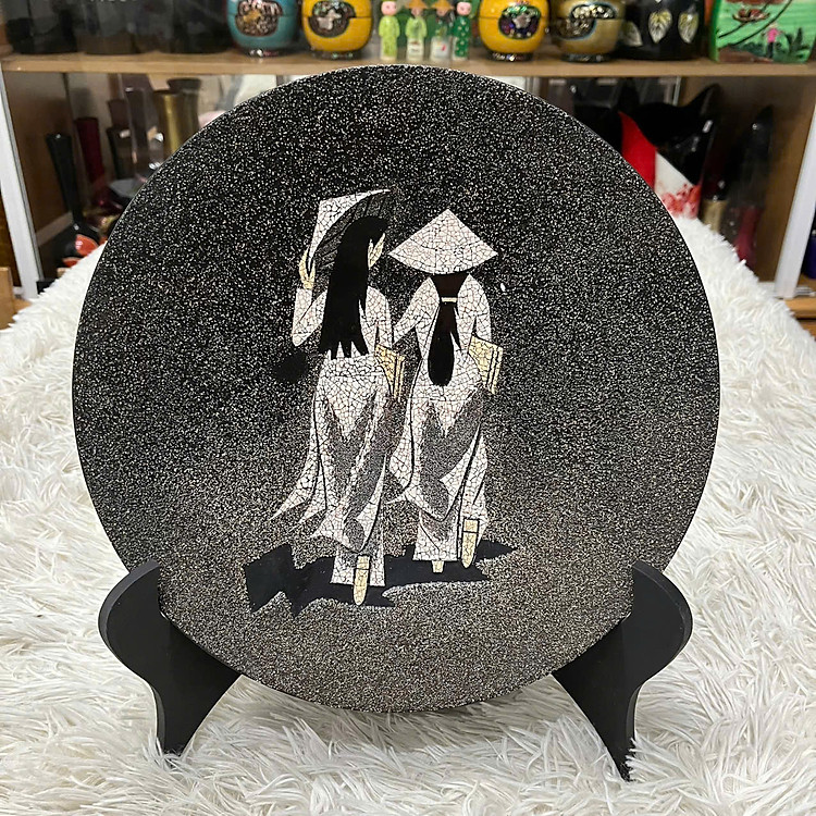 Dĩa Sơn Mài Thanh Bình Lê (20 cm) - Ảnh 6