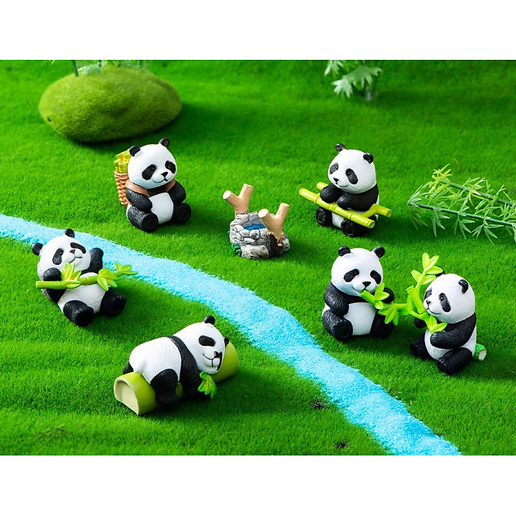 Mô Hình Gấu Trúc Mimi (Bộ 8) - Ảnh 7