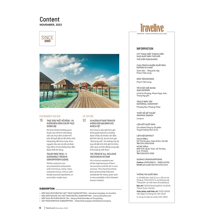 ẤN PHẨM TRAVELLIVE THÁNG 11.2023 - Ảnh 7
