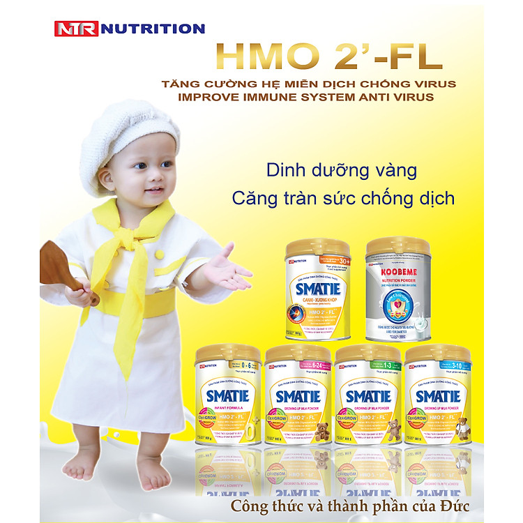 Sữa HMO SMATIE Số 2 800g Tiết kiệm - Hình ảnh 3