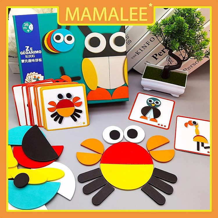 Đồ Chơi Xếp Hình Gỗ Montessori Cho Bé Chính hãng Ưu đãi