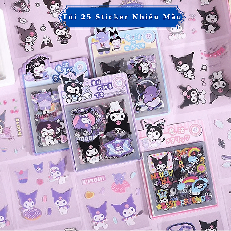 Túi Sticker Sanrio (25 tờ) - Ảnh 7