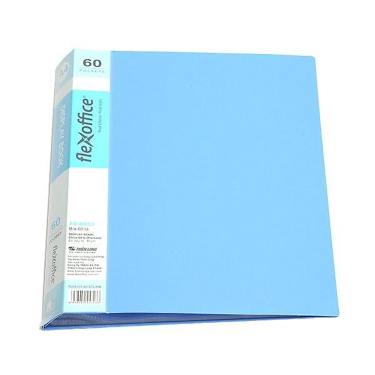 Bìa 60 lá A4 Thiên Long FO-DB03 - Xanh đậm - Ảnh 2