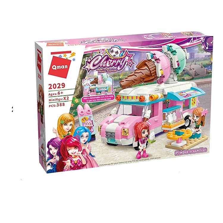 Đồ Chơi Lắp Ghép Xe Kem Qman 2029 Chính hãng Giá rẻ - Hình ảnh 4