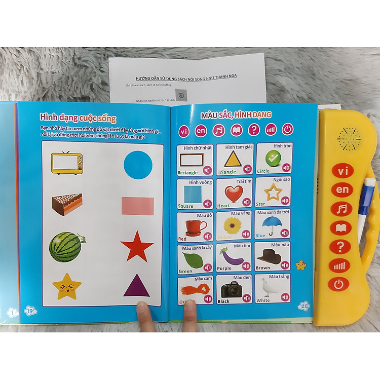 Bảng Nói Điện Tử Song Ngữ Cho Bé Chính hãng Giá tốt - Hình ảnh 5