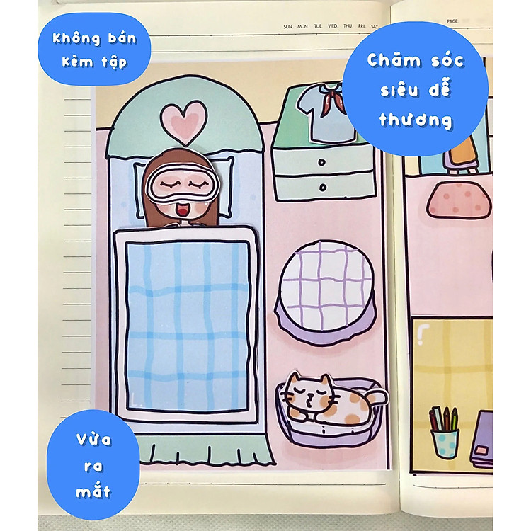 Bộ Tranh Tương Tác Cô Tiên Xanh Chính hãng Giá tốt - Hình ảnh 4