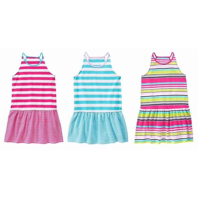 Đầm thun cổ yếm bé gái Gymboree 2-12T