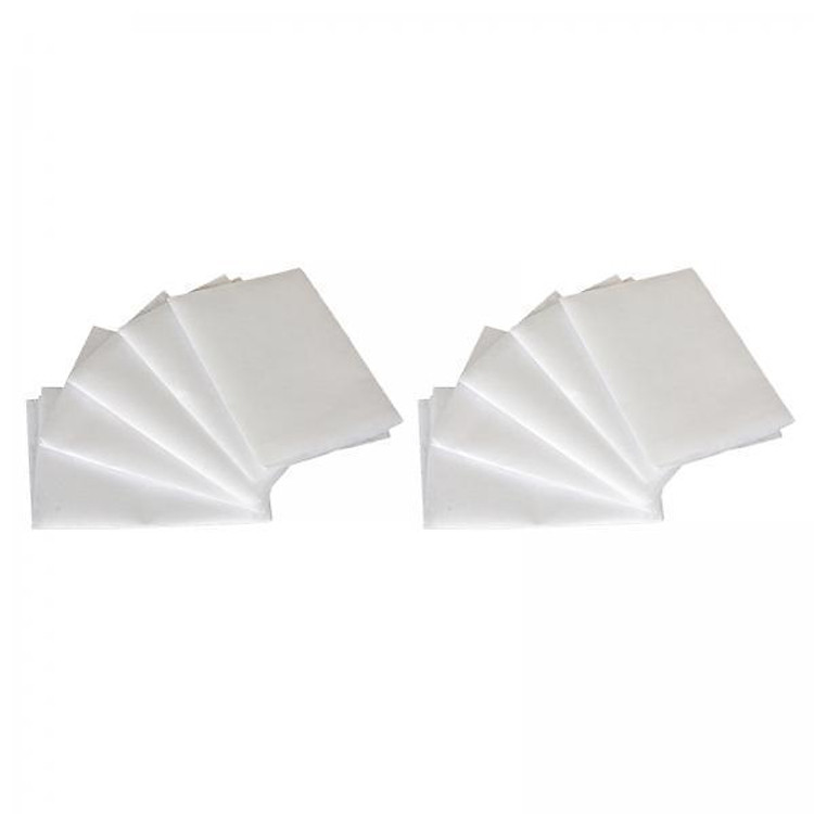2x 10 Sheets White Carbon Transfer Paper 20x20 Inch Tracing Paper Carbon Graphite Copy Paper with Embossing Stylus Tracing Stylus Dotting Tools
