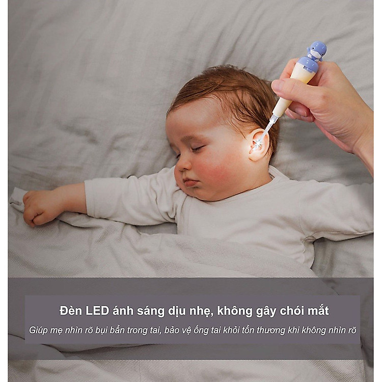 Ráy tai có đèn KUKU KU3036 - Hồng Chính hãng Giá rẻ - Hình ảnh 5