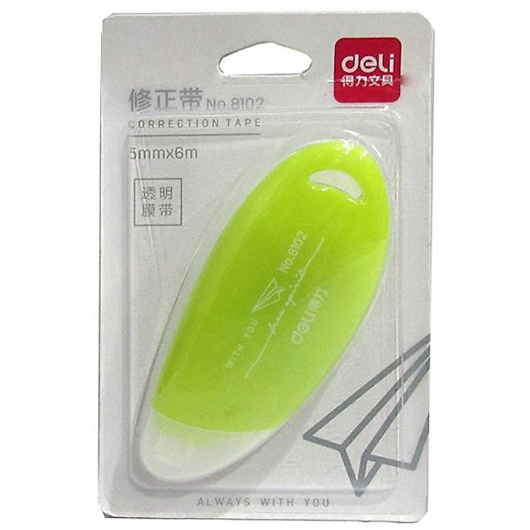 Băng Xóa Học Sinh Deli 8102 (6mx5mm)