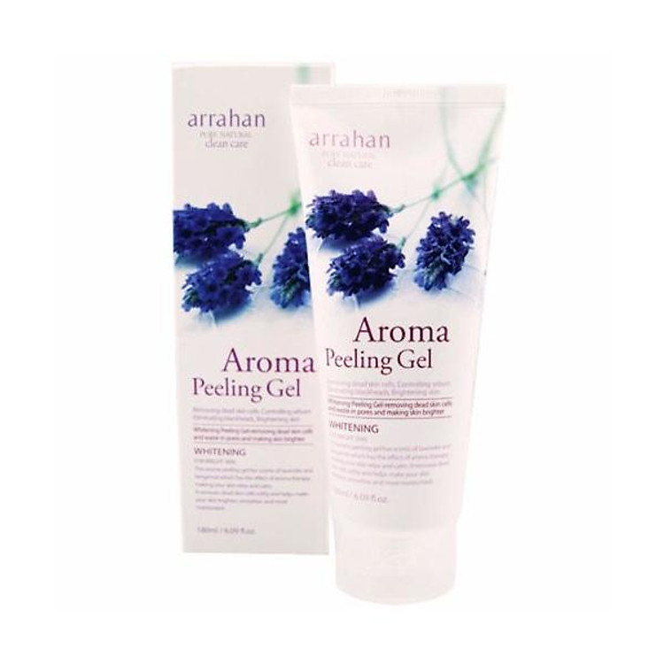 Gel tẩy da chết làm trắng da Arrahan Peeling Hoa Aroma Hàn Quốc 180ml