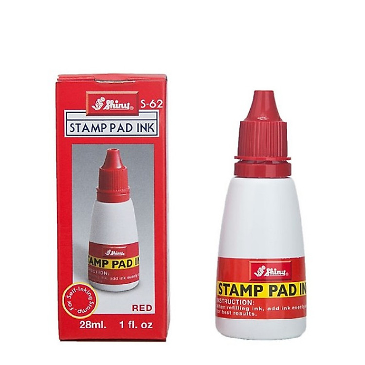 MỰC ĐỔ CON DẤU SHINY – Đỏ