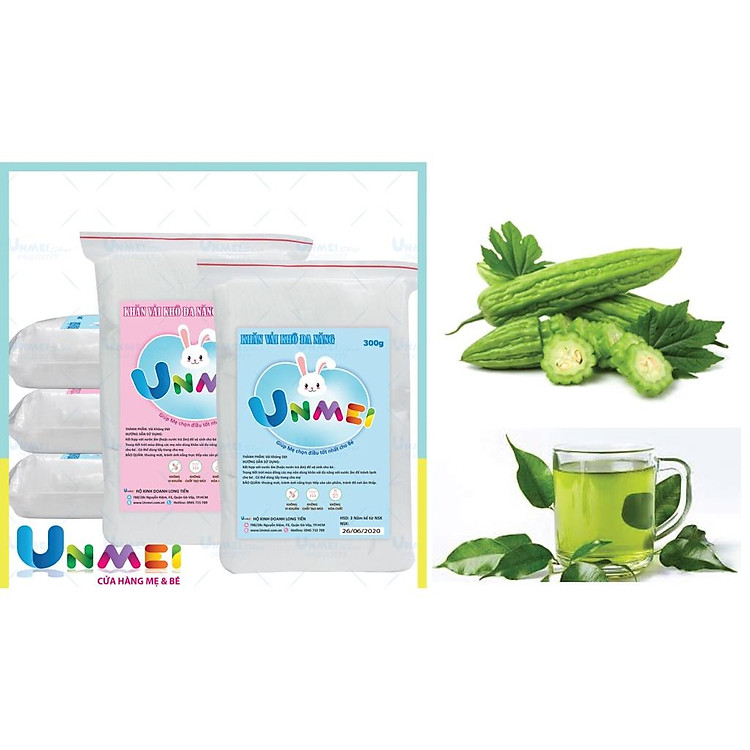 Combo 10 Túi Khăn Vải Khô Unmei Chính hãng Ưu đãi - Hình ảnh 4