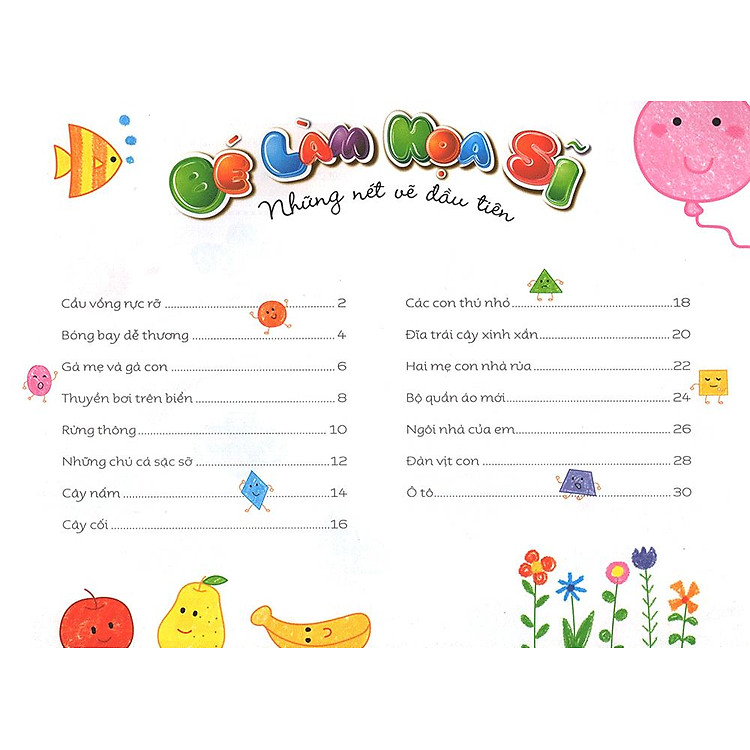 Bé Làm Họa Sĩ - Những Nét Vẽ Đầu Tiên - Tập A - Ảnh 5