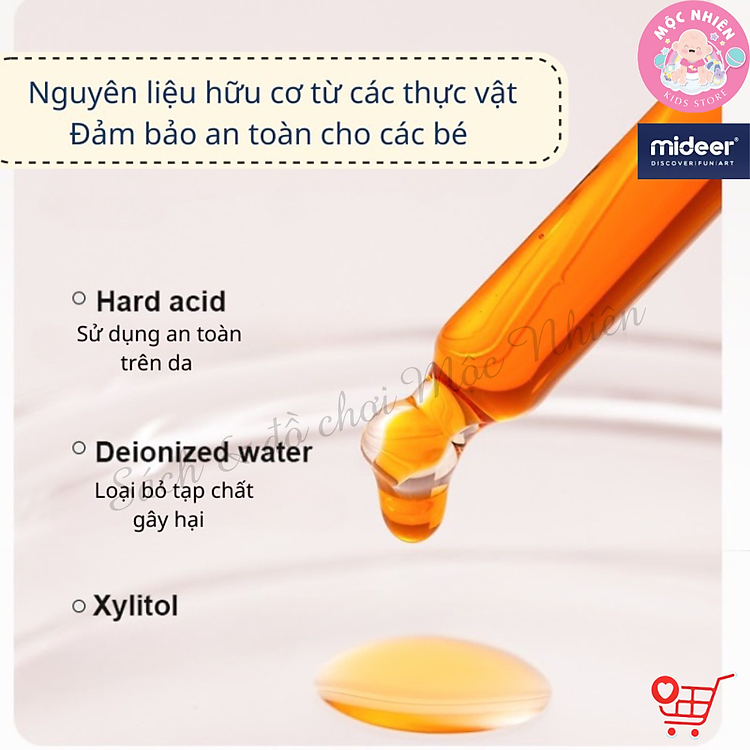 Bút Màu Sáp Lụa Hữu Cơ Mideer (12 màu) - Ảnh 6