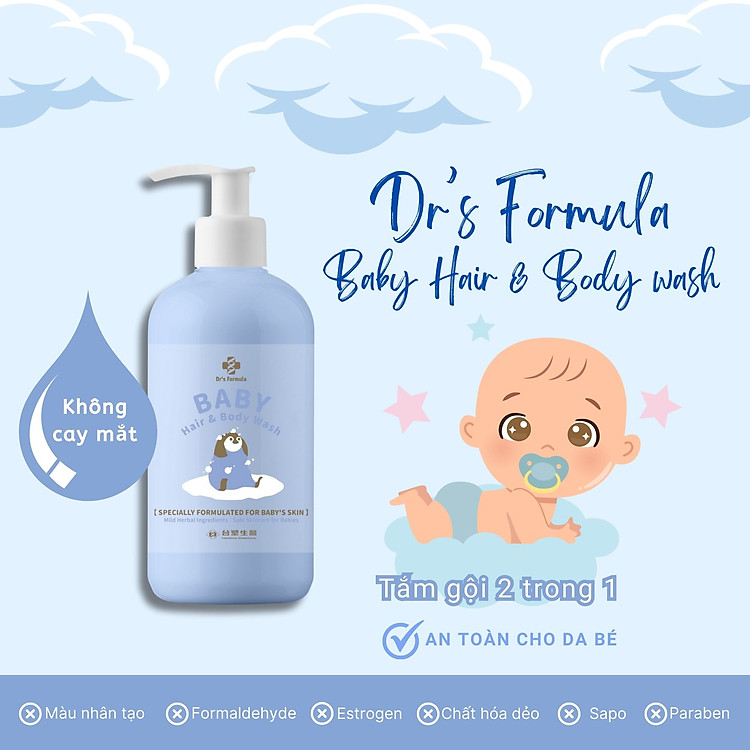 Sữa Tắm Gội Dr's Formula Cho Bé 550g Chính hãng Tiết kiệm - Hình ảnh 2