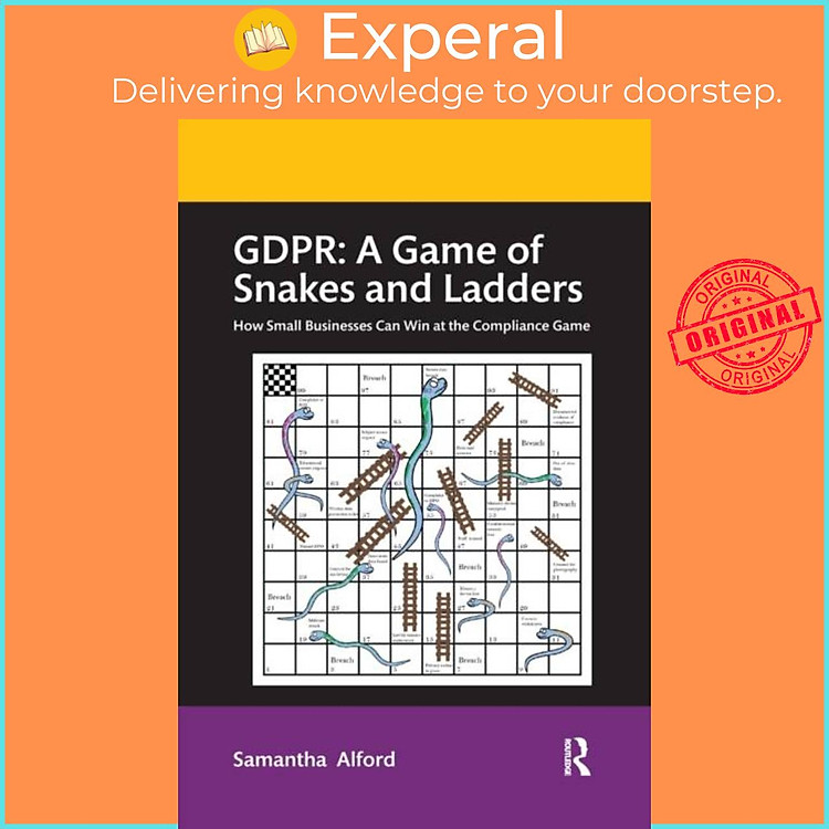 Sách - GDPR: A Game of Snakes and Ladders - How Small Businesses Can Win at t by Samantha Alford (UK edition, paperback)