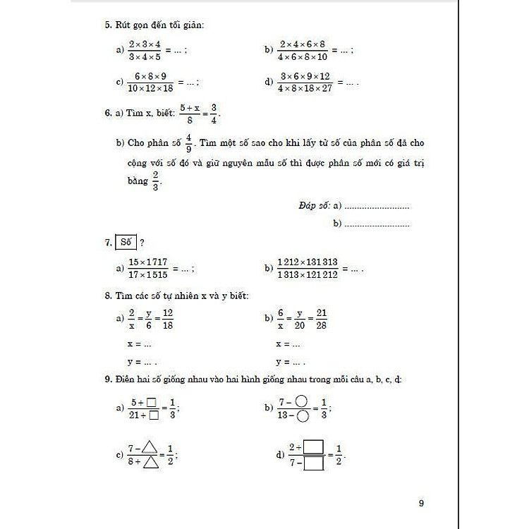 Thử Sức Trạng Nguyên Nhỏ Tuổi Toán Lớp 4 - Tập 2 - Ảnh 7