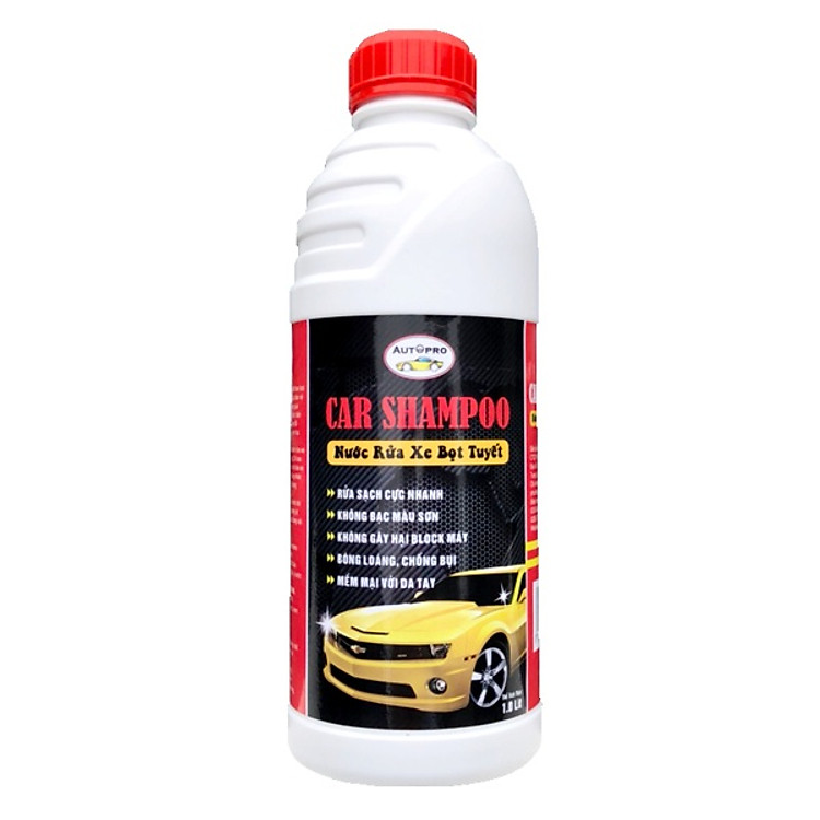 Chai Nước rửa xe bọt tuyết Car Shampoo 1L oem