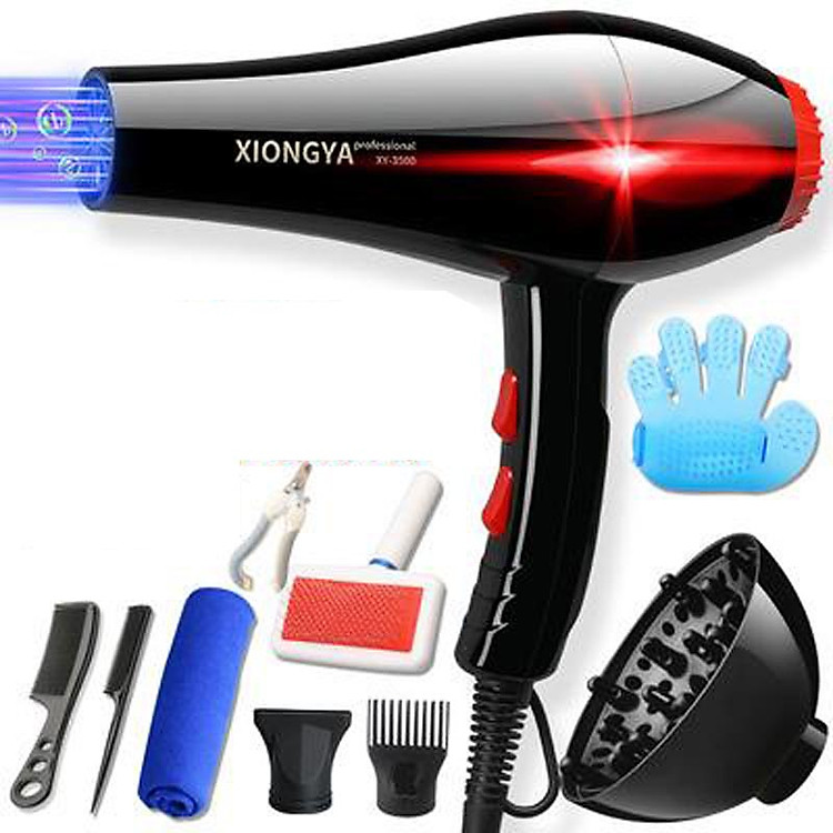 Máy sấy lông chó mèo công suất 9500W tặng kèm nhiều phụ kiện