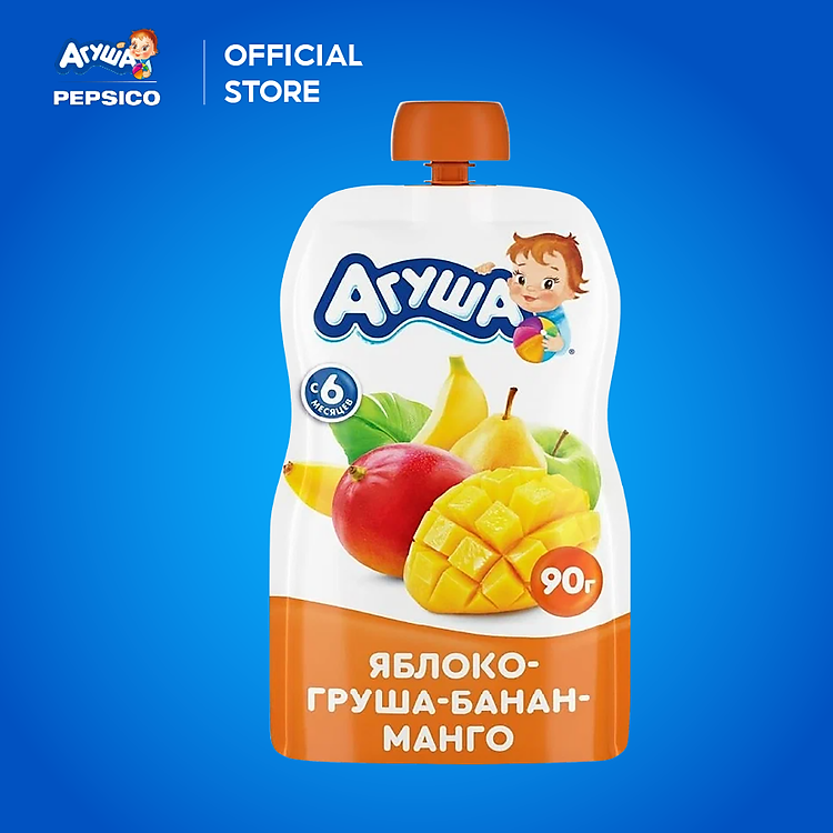 Nơi mua Trái cây nghiền Agusha vị táo lê 90g Uy tín Giá rẻ