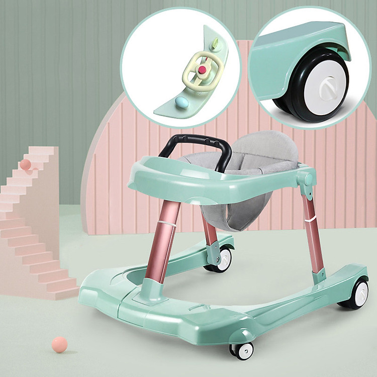 Xe tập đi chống vọng kiềng chân cho trẻ có nhạc từ 6 tháng đến 24 tháng