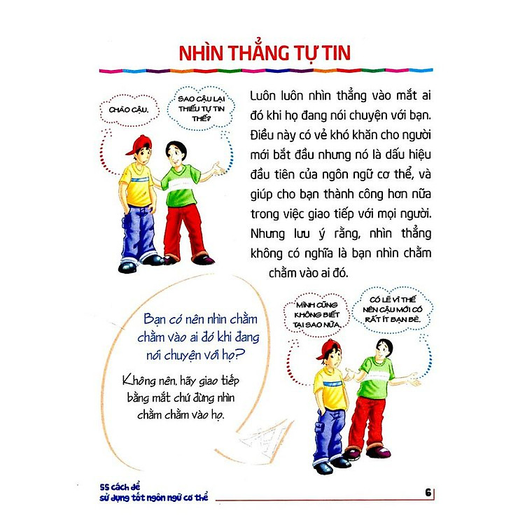 Tủ Sách Kĩ Năng Sống Dành Cho Học Sinh - 55 Cách Để Sử Dụng Tốt Ngôn Ngữ Cơ Thể - Ảnh 3