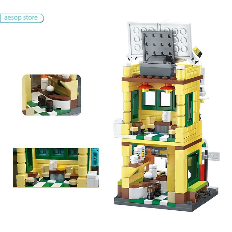 Mua Đồ chơi lắp ráp Nhà hàng Mong Kok Chính hãng Tiết kiệm - Hình ảnh 3