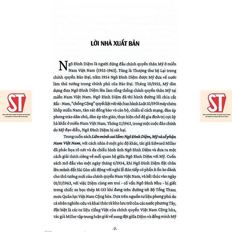 Liên Minh Sai Lầm - Ngô Đình Diệm, Mỹ Và Số Phận Nam Việt Nam - Ảnh 2