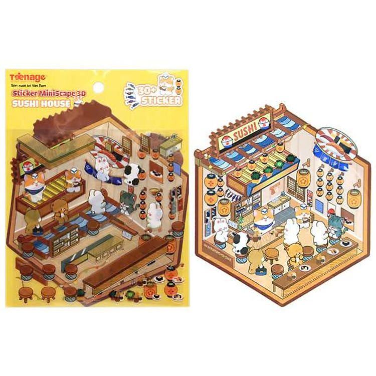 Sticker MiniScape 3D - Teenage MS-05 - Ảnh 2